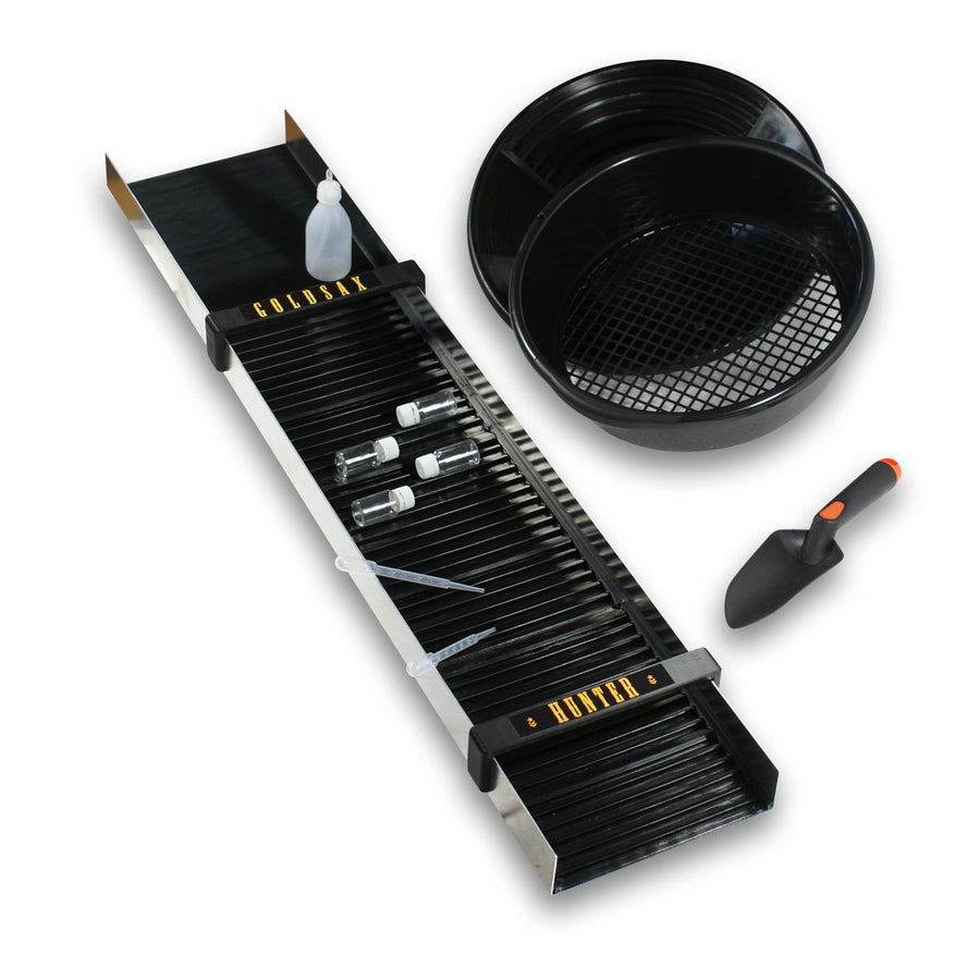 Hunter 100 Goldwasch Set – leistungsstarke Goldsucher Ausrüstung für hohe Ausbeute Goldsax Goldwaschen