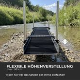 4 x Füße/Ständer für Goldwaschrinnen Höhenverstellbar GoldSax