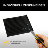 Goldfangmatte Omni-Catch aus Gummi, 25 cm lang, schwarz GoldSax