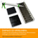 Goldfangmatte Omni-Catch aus Gummi, 25 cm lang, schwarz GoldSax