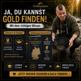 Goldwaschen lernen – dein Onlinekurs für die ersten eigenen Goldflitter BONUS: Goldkompass