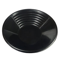 Goldwaschpfanne, schwarz, 38 cm Durchmesser, 8 cm hoch GoldSax