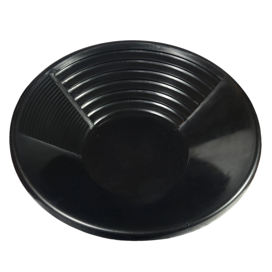 Goldwaschpfanne, schwarz, 38 cm Durchmesser, 8 cm hoch GoldSax