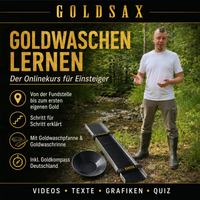 Goldwaschen online lernen – inkl. Goldkompass Deutschland