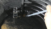 Goldwaschpfanne, schwarz, 38 cm Durchmesser, 8 cm hoch GoldSax